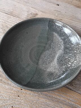 6.5" Handmade Ceramic Dish Or Shallow Bowl
